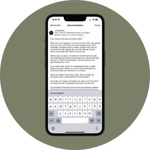 Social media content creation
