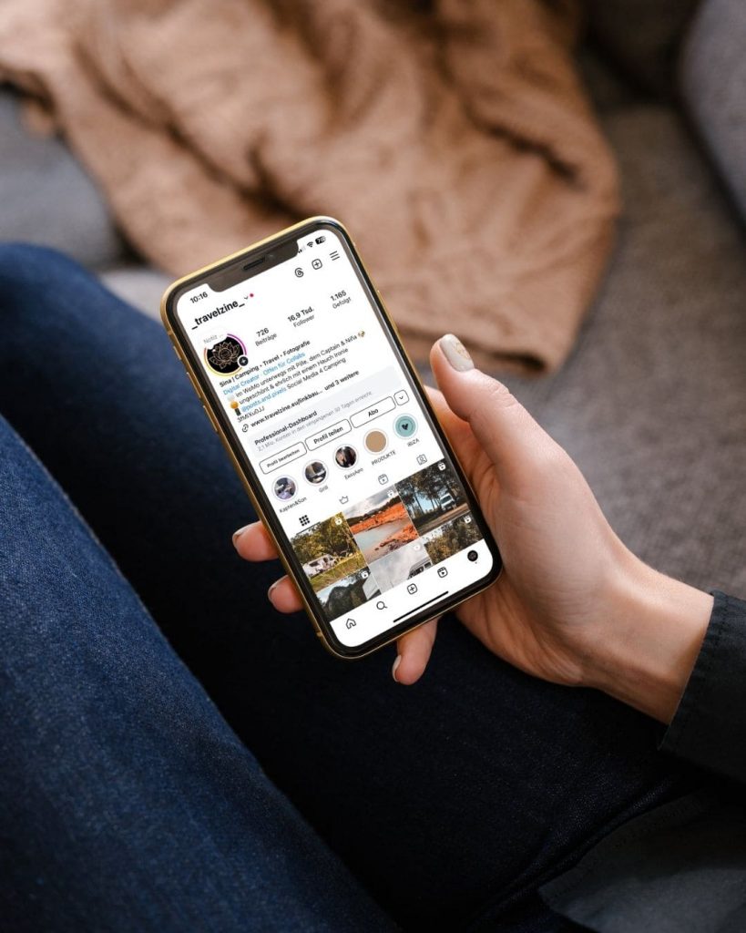 online marketing schwarzwald handy instagram profil